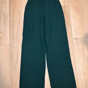 CRZ YOGA Dark Green Wide Leg Pants